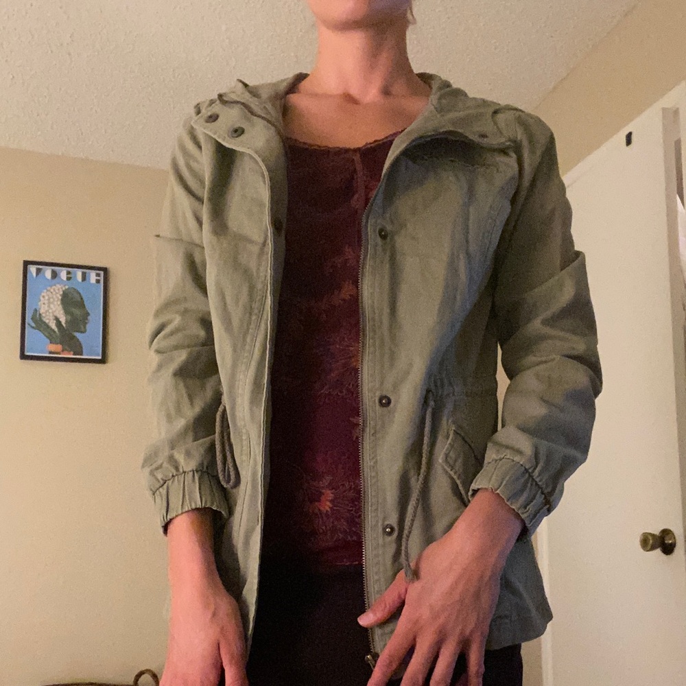 Forever 21 army green jacket!